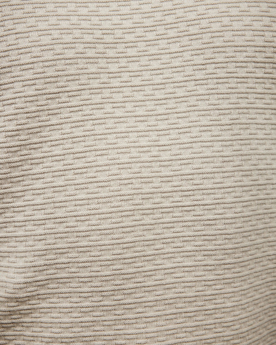 Frank Textured Short Sleeve Knit, Bone, hi-res